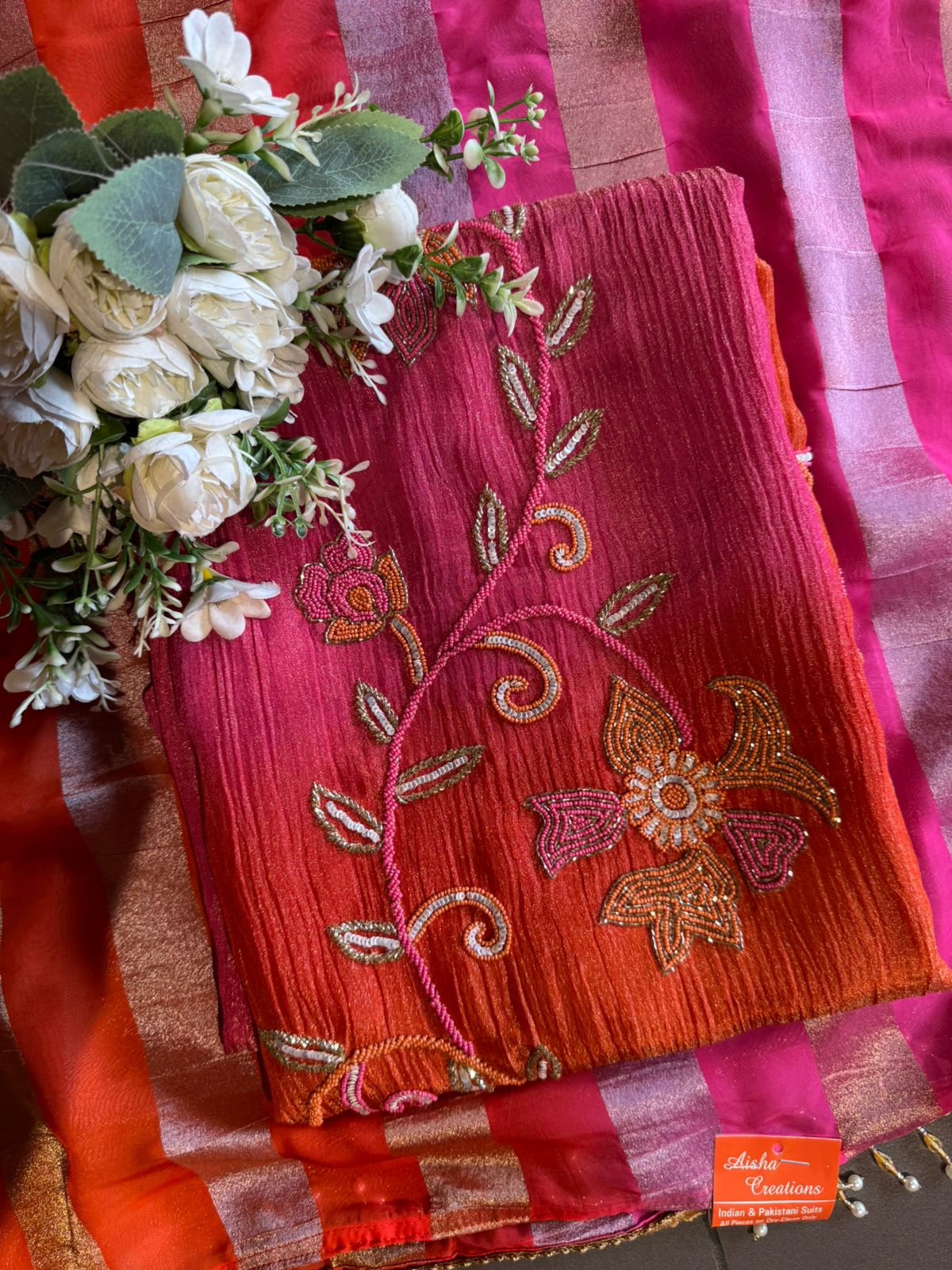 Tissue fabric Unstitched shirt